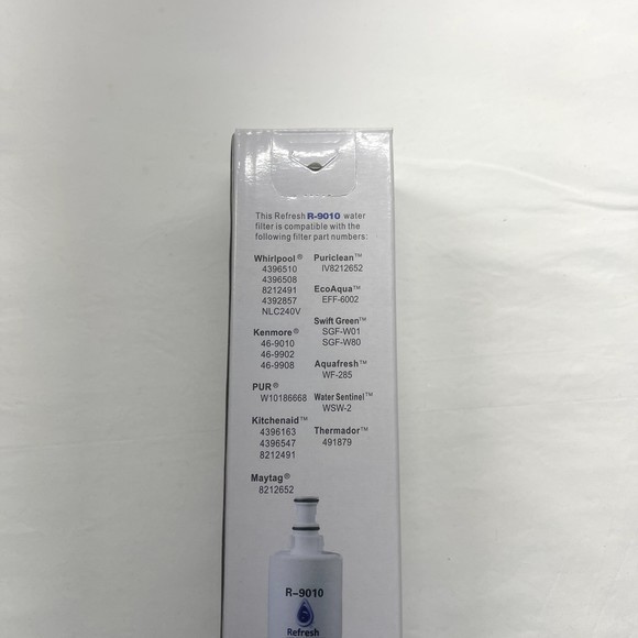 Refresh R-9010 Refrigerator Water Filters Fits‎ 46-9010 46-9902 46-9908 8212491 - Picture 3 of 3